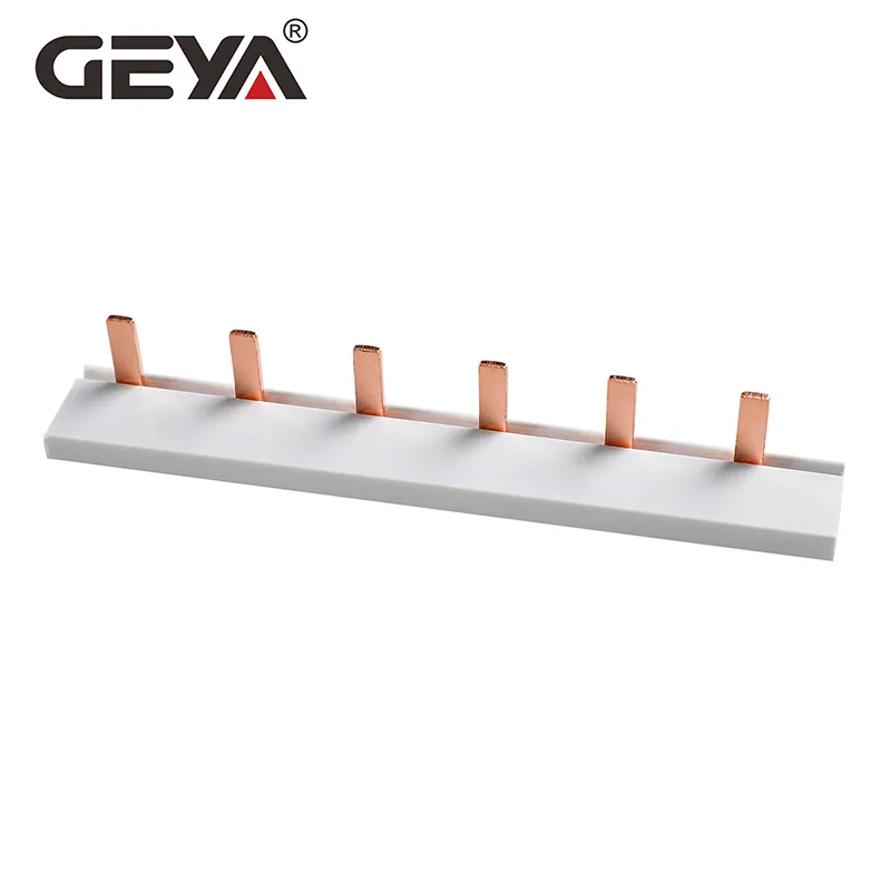 GEYA Thanh Cái PIN-1P-6 Bằng Đồng Loại 63A Cho Hộp Phân Phối Bộ Ngắt Mạch MCB 63A Đầu Nối Thanh Cái