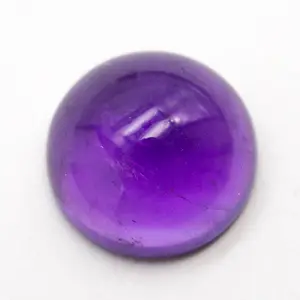 European Quality Healing Crystals Amethyst Round Cabochon For Designer