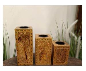 Meilleures ventes de cadeaux arabes pour le Ramadan, encens religieux en bois d'anis étoilé, métal gravé, brûleur de bakhoor oud, encensoir musulman de Dubaï - Product Image 3
