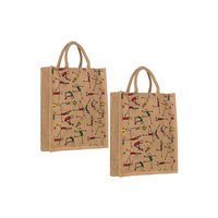Sacs à main fantaisie décontracté en jute de créateur Sac fourre-tout à fermeture ouverte et sac à main à bas prix en Inde