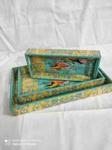 Plateau en bois de service personnalisé écologique pour hôtels et maisons de haute qualité - Product Image 4