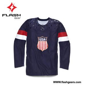Maillot de hockey sur glace personnalisé Mad Design gratuit Revirement le plus rapide OEM Maillot de hockey sur glace surdimensionné sur mesure Impression par transfert de chaleur - Product Image 5