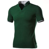 T-shirts décontractés pour hommes, à manches courtes, en maille unie, respirants, brodés, personnalisables, DHL