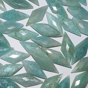 Amazonite — Briolette de diamants à facettes en vrac, pierre précieuse jupée 12x30mm, pour la fabrication de bijoux, prix en gros, collection - Product Image 3