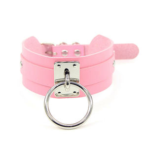 Ras du cou en cuir PU pour femme, disponible en toutes les couleurs - Product Image 6