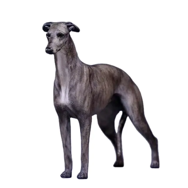 M R.Z 1/6 köpek heykeli toptan Greyhound figürler reçine süs