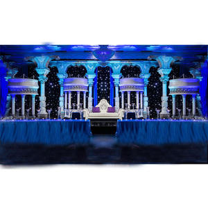 Décoration de scène de mariage moderne en fibre optique, style occidental, pour mariage canadien, scène de mariage exclusive, scène américaine, Ohio - Product Image 1