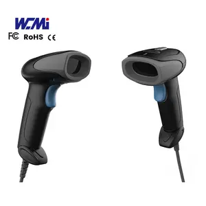 Werkseitiger Barcode leser Tragbare manuelle Scanner 1d 2d Kabel gebundener USB-Barcode-Hands canner für Inventar