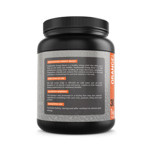 Poudre de boisson énergisante Healthoxide saveur orange en bouteille de 1 kg pour un regain d'énergie - Product Image 1