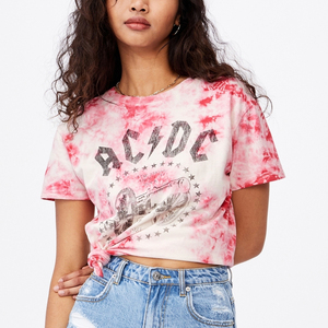 Camiseta OEM elegante con cuello redondo, nuevo estilo, colorido y atractivo, 100% algodón puro, para mujer. - Product Image 4