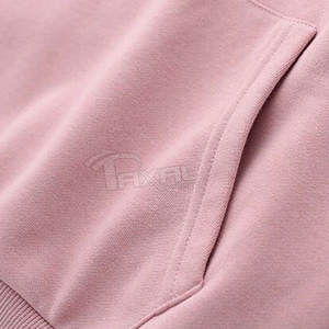 เสื้อฮู้ดผู้หญิงผ้าฝ้าย 100% เนื้อผ้าทอเบาสำหรับฤดูหนาว แห้งเร็ว ระบายอากาศได้ดี สีปรับแต่งได้ คอปกแบบมีฮู้ด - Product Image 4