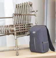 BrandCharger Phantom Functionele Anti-Diefstal Waterdichte Polyester Unisex Reistas met USB, Capaciteit onder de 20 Liter