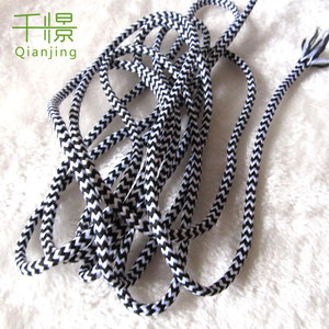 سلك دائري من البوليستر بنمط متعرج أسود وأبيض 5 من الشركة المصنعة CR006 بتخفيضات كبيرة - Product Image 6