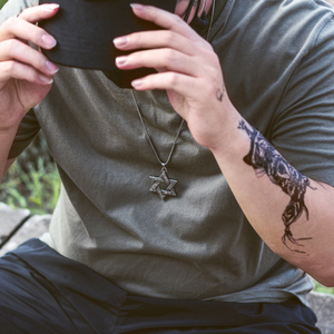 Gioielli artigianali di moda lupo 2024 gotico personalizzato da uomo collane da <span class=keywords><strong>donna</strong></span> 1 pezzo gioielli Vintage con catena a maglie in acciaio inossidabile - Product Image 5