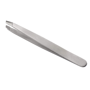 Pince à épiler professionnelle en acier inoxydable OEM Raayin Impex EET-102-41 10 mm, pointe lisse, prise en main parfaite, logo personnalisé, best-seller - Product Image 1