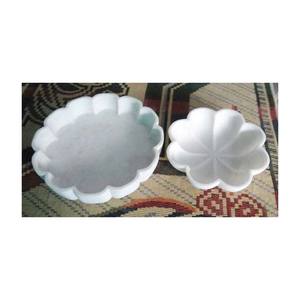 Plat de fruits et légumes en marbre, plateau en pierre blanche, joli - Product Image 1