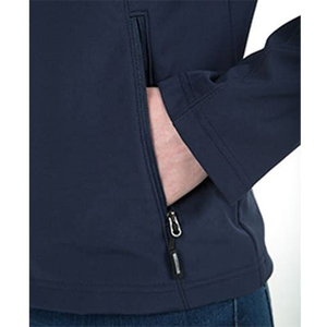 Chaqueta cortavientos de concha suave impermeable de alta calidad para hombre para deportes de fitness al aire libre en invierno transpirable de talla grande con cierre de cremallera - Product Image 3