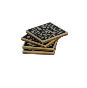 Leaf Bone Inlay <b>Table</b> <b>Coasters</b> - Product Image 1