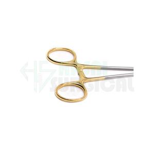 ที่มีคุณภาพสูงทันตกรรมผู้ถือเข็มสแตนเลสทันตกรรมจัดฟันชุบทองจับโดย H/S - Product Image 3