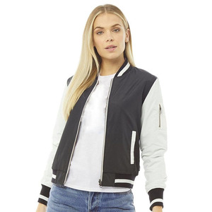 แจ็กเก็ตนักบินแบบลำลองสำหรับผู้หญิงมาในฤดูหนาวปกตั้งมีซิประบายอากาศได้ไซส์ใหญ่พิเศษออกแบบได้ตามต้องการ - Product Image 4