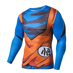 Camiseta deportiva de superhéroe de secado rápido, camiseta de compresión para gimnasio con diseños de sublimación 3D, grupo deportivo rashguards, superventas - Product Image 2