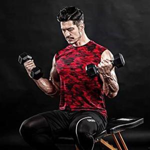 Camiseta sin mangas holgada personalizada para hombre, chaleco de entrenamiento para gimnasio y correr - Product Image 6