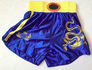 กางเกง MMA ขาสั้นสำหรับผู้ชายและผู้หญิง,กางเกง MMA ขาสั้นสีดำและสีแดงทำจากวัสดุคุณภาพสูงและดีไซน์ตามสั่ง - Product Image 2