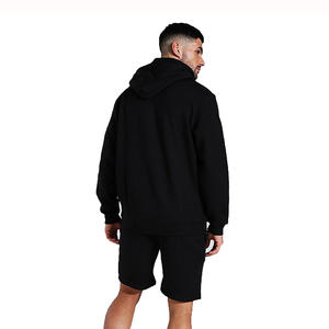 Ensemble sweat à capuche en molleton pour garçon, pull à manches longues, couleur noir pur, set de course, meilleure vente - Product Image 5