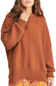 เสื้อสเวตเตอร์คอวี แขนยาว ผ้าขนสัตว์/ไนลอน ป้องกันขนร่วง แห้งเร็ว สไตล์ลำลอง สำหรับผู้หญิง ไซส์ใหญ่ ผลิตตามสั่ง ขายส่ง - Product Image 2