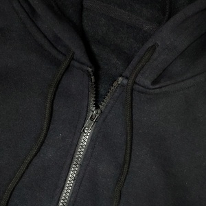Venta caliente personalizado sin cordón Zip-Up sudaderas con capucha en blanco liso de gran tamaño de lana Zip up Fit Boxy Hoodie sudaderas con capucha de alta calidad para hombres - Product Image 4