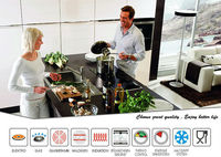 10 Pcs Set Peralatan Masak Stainless Steel Dengan Tutup Stainless Steel