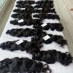 Pelo peruano Virgen sin procesar de doble estirado de grado 10a, paquetes de pelo peruano, tejido de cabello humano natural peruano virgen crudo - Product Image 2