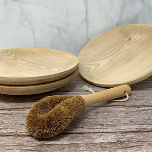 Cepillos de limpieza Natural, cepillo de cocina con mango de madera, plato de fibra de coco, la mejor calidad de Vietnam - Product Image 4