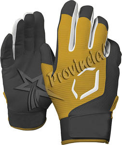 Vente de gros Gants de baseball Pro confortables en cuir personnalisés avec surface en PVC Équipement de protection des mains d'extérieur pour jeunes Logo personnalisé - Product Image 2