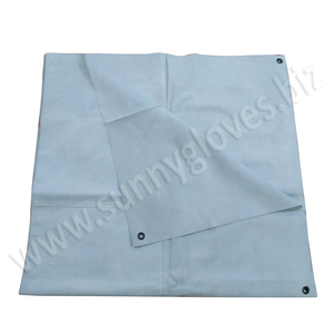 Chrome Leather Welding Blanket with Brass Eyelets - Product Image 3