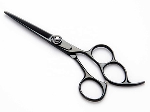 Mô hình mới Lưỡi thép carbon cao vật liệu thép không gỉ Chuyên nghiệp chất lượng cao kéo cắt tóc với <span class=keywords><strong>3</strong></span> lỗ ngón tay - Product Image 3