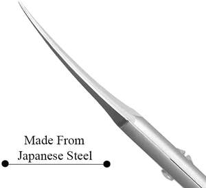 Ciseaux à cuticules incurvés très pointus professionnels ciseaux à pointe fine polyvalents pour les instruments de soins de beauté - Product Image 4