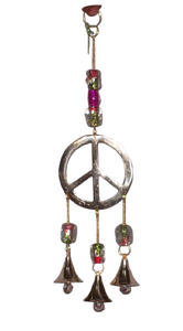 Carillon de cloche en laiton perles de cloche avec chameau fait à la main décoration de la maison carillon de vent suspendu au mur son doux de cloche - Product Image 5