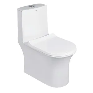 Supplier of Best Quality White Ceramic Sanitary Ware Toilet One Piece Water Closet Toilet Seat Bowl for All Age Group