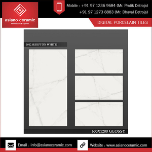 Nouveau Design Mat Et Brillant 600x1200mm Crack Blanc Carreaux De Sol En Porcelaine Numérique Pour Salle De Bains Maison. - Product Image 3