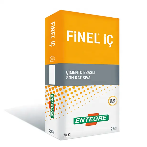 Cement-Based Final Coat Plaster, Interior - FINEL IC