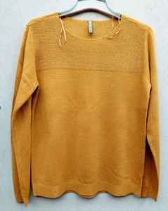 Señoras 100% acrílico tejido invierno suéter cómodo cuello redondo diseñadores suéter para mujeres - Product Image 2