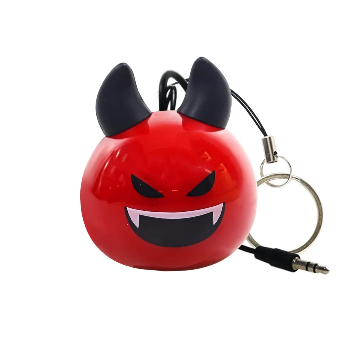Factory Direct Supply Outdoor Cute Pet Cartoon Design Mini Wired Evil Speaker For Kids Gift