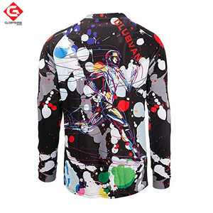 T-shirt léger Jersey tissu nouveaux designs 100% chemises de motocross respirantes avec marque personnalisée et sublimation - Product Image 4