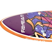 Fayean haute qualité en gros standup gonflable pêche sup surf stand up paddle board planche de surf avec siège en laisse