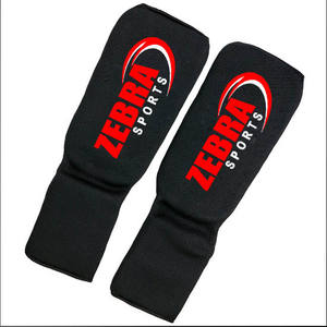Muay thai-espinilleras elásticas de entrenamiento, equipo protector de artes marciales de boxeo, venta al por mayor - Product Image 4