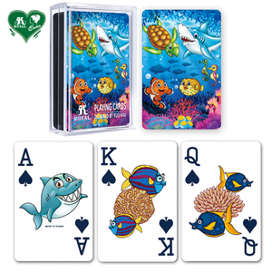 Cartes à jouer et Poker en plastique éducatif Ocean World sous la mer - Product Image 2