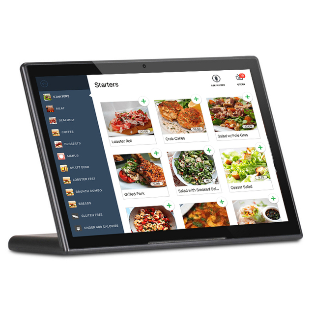 7 Inch 10 Inch L Shape Tablet Android Nfc Rj45 Restaurant Self Service Tablet Pc