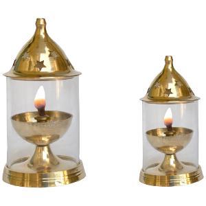 Produits pooja en laiton/diya en laiton/sculpture religieuse en laiton ganesh-ganesh en laiton-ganesh en métal-shiva-bouddha-cloches de bateau - Product Image 3