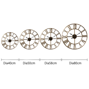 <span class=keywords><strong>Horloge</strong></span> murale décorative à Quartz <span class=keywords><strong>noir</strong></span>, grand numérique rétro, en métal, conception moderne, nouvelle collection - Product Image 3